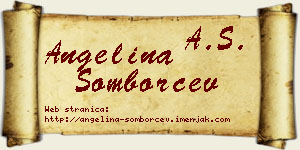 Angelina Somborčev vizit kartica